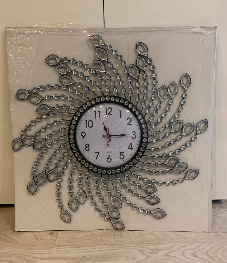 Rhinestone Wall Clock