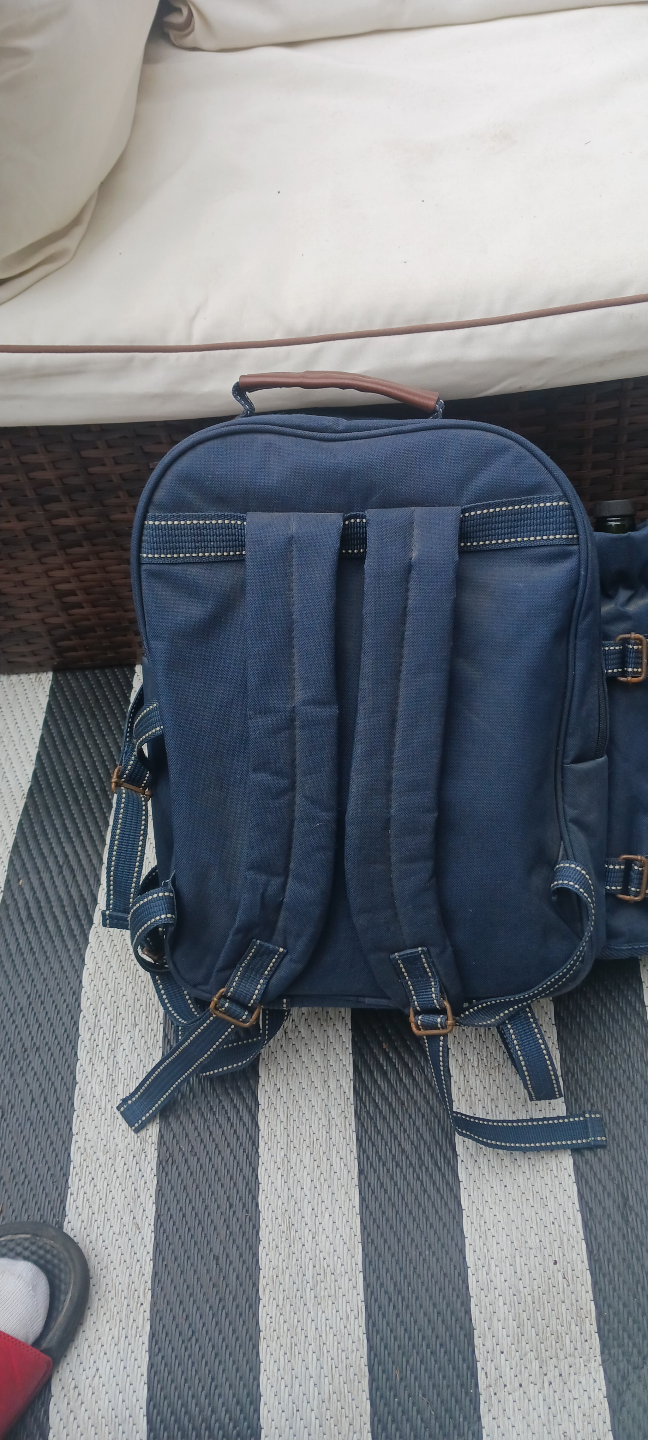 Picnic Backpack Set - Navy Blue - photo 2