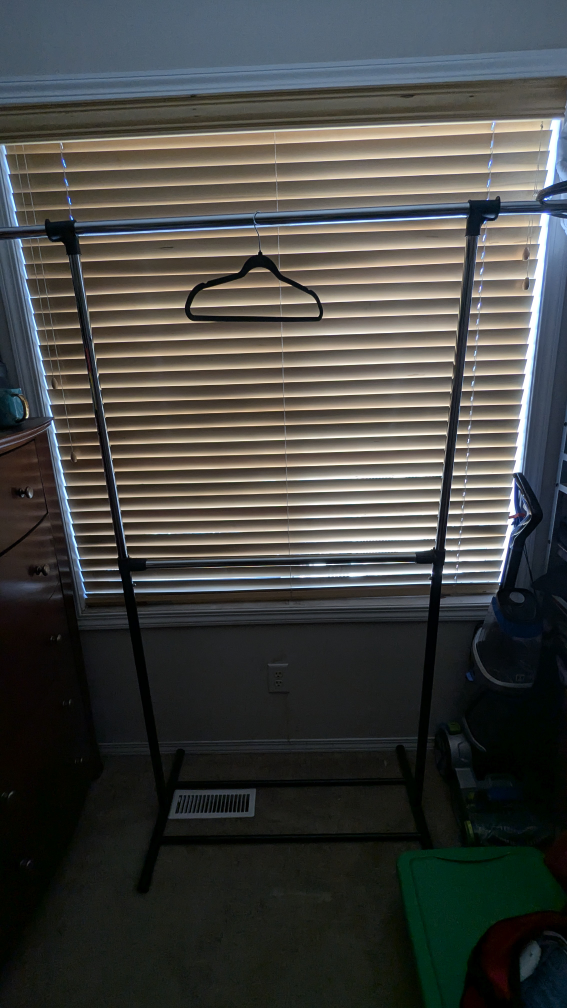 Double Clothing Rack