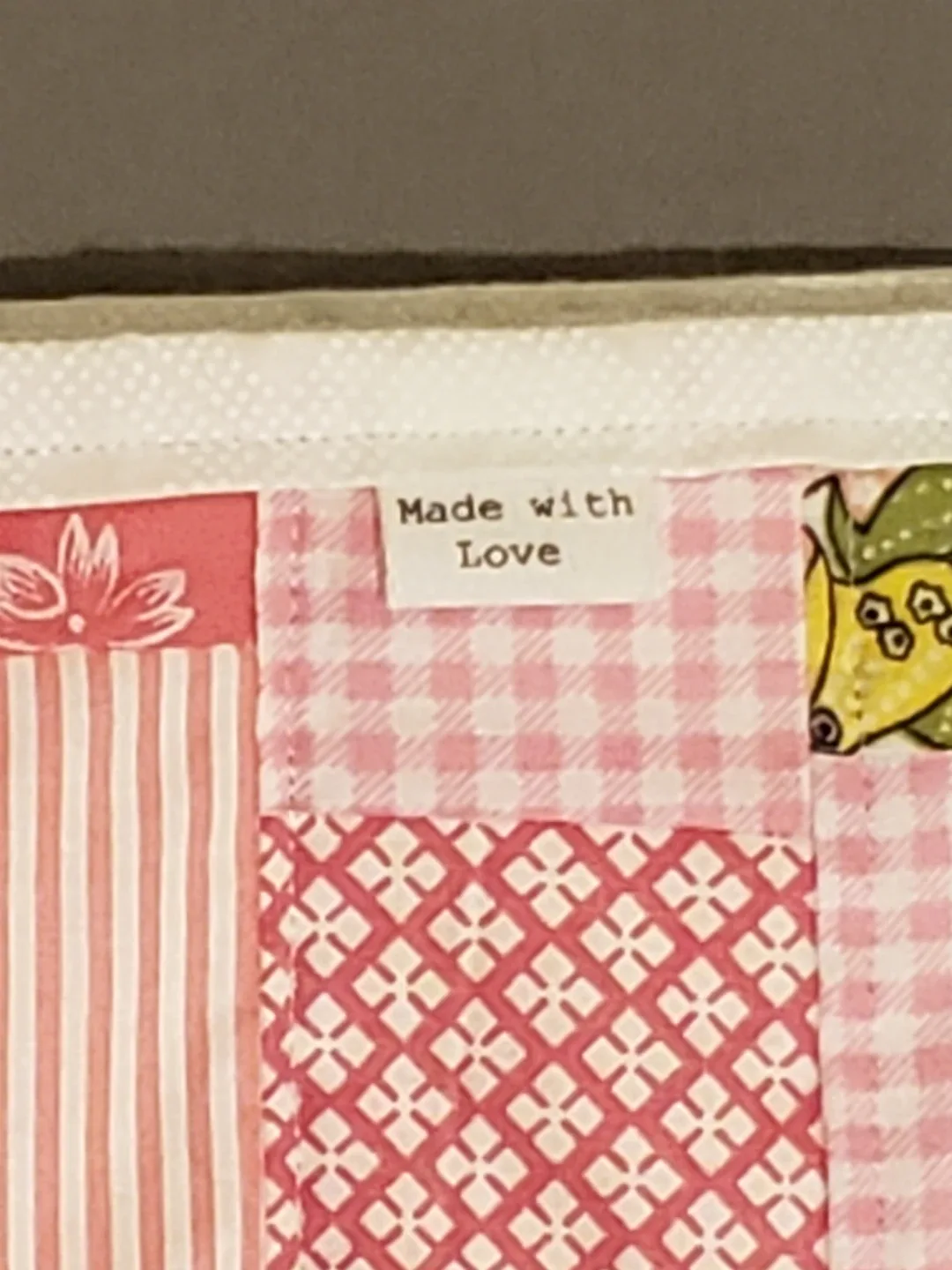 Handmade patchwork baby quilt image indicator(4)