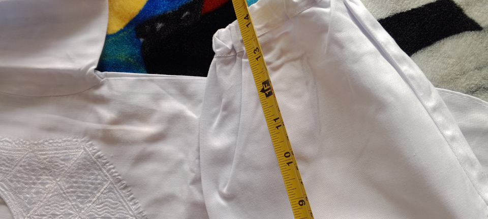 Baby Boy's Shalwar Kameez Outfit - White Embroidered - photo 3