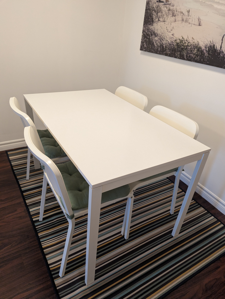 four ikea melltorp chairs - photo 3
