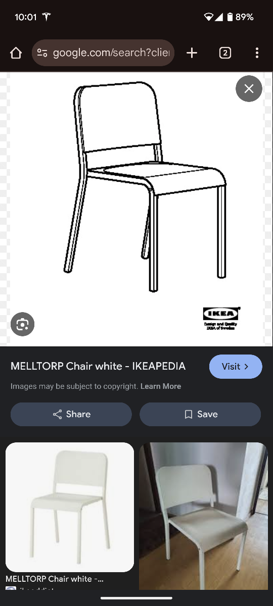 four ikea melltorp chairs - photo 5