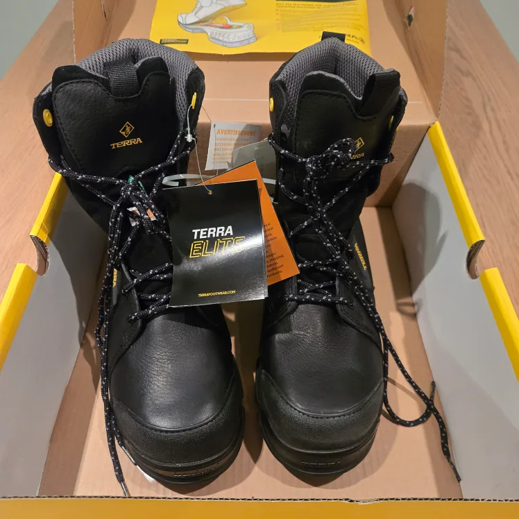 Terra Elite Men's Black Size 11 Safety Boots thumbnail