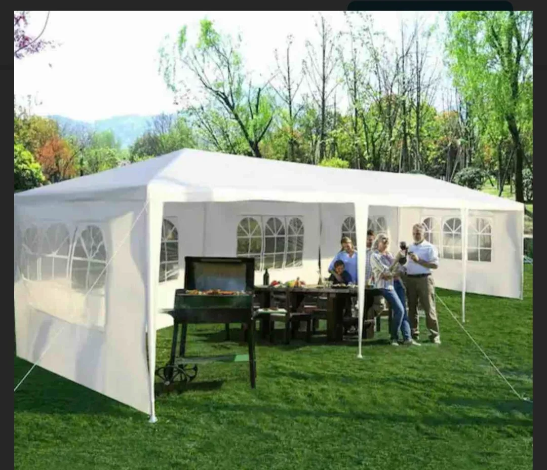 New Outdoor Party Tent - White 10x20 Feet thumbnail