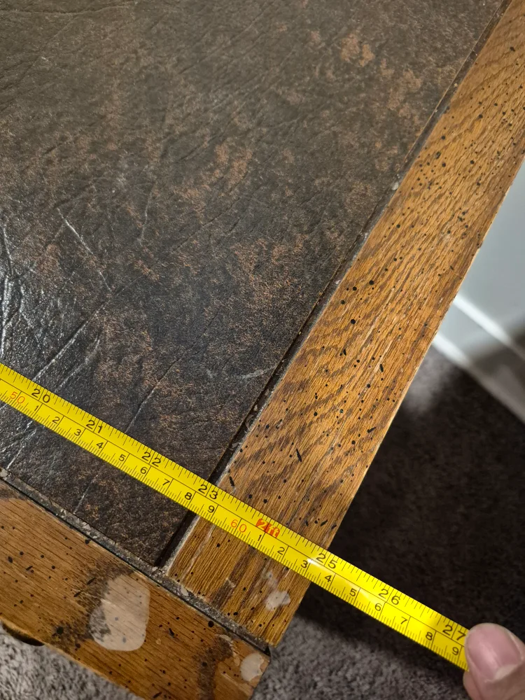 Vintage Wooden Two-Drawer Nightstand image indicator(3)