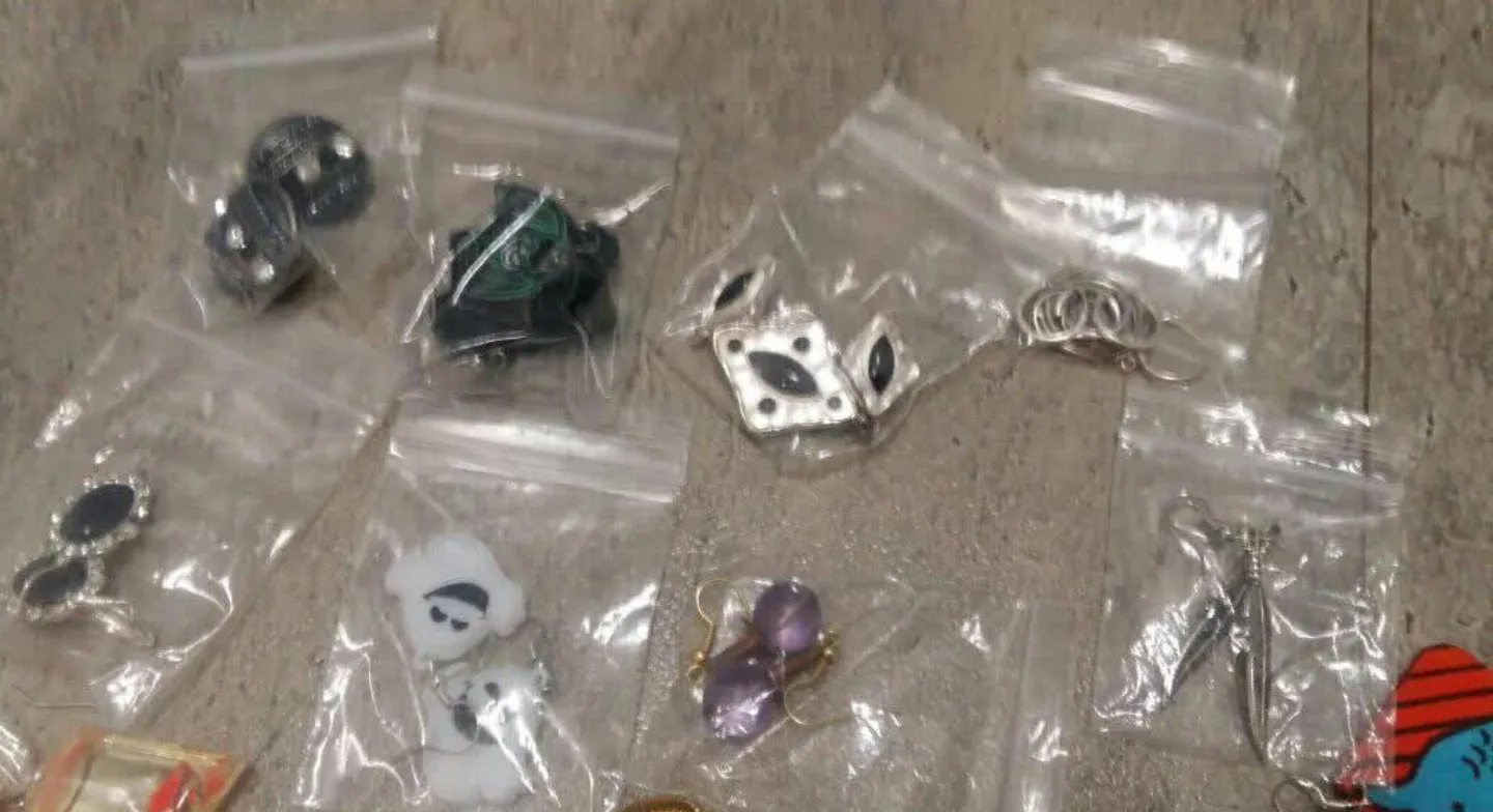 Earrings and Rings Lot Jewelry Costume Random image indicator(7)