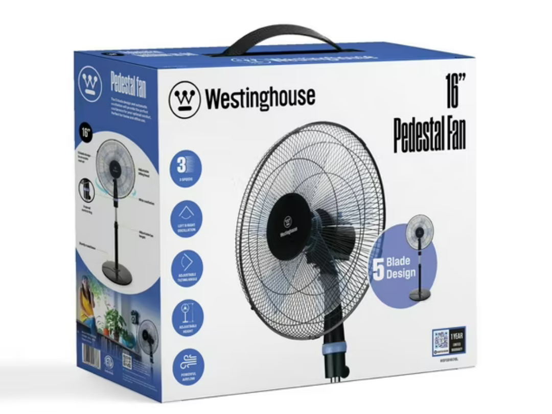 Westinghouse 16" Pedestal Fan