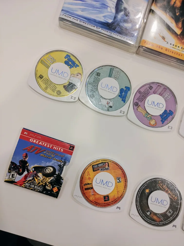 PSP Games and Movies (Prices in the description) image indicator(3)