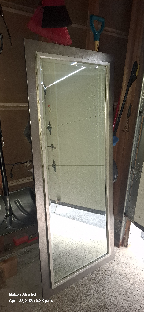 Full Length Mirror - Silver Frame - photo 2