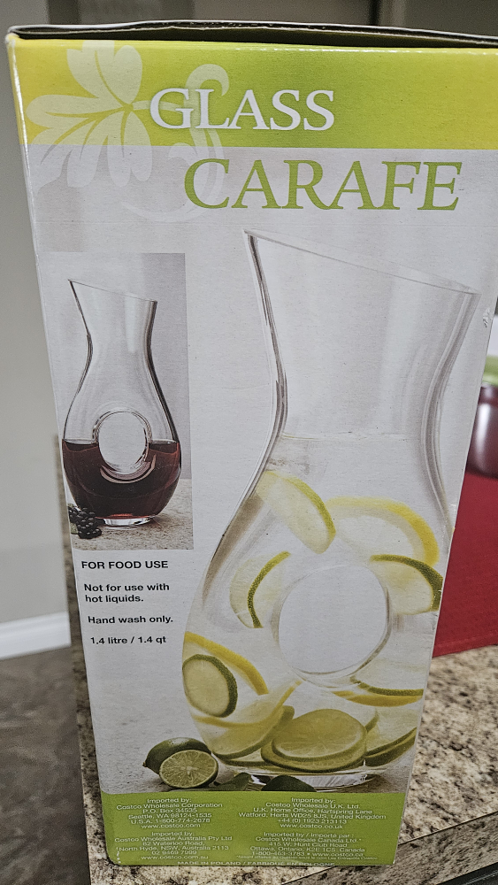 New Glass Carafe 1.4 Litre💚 - photo 2