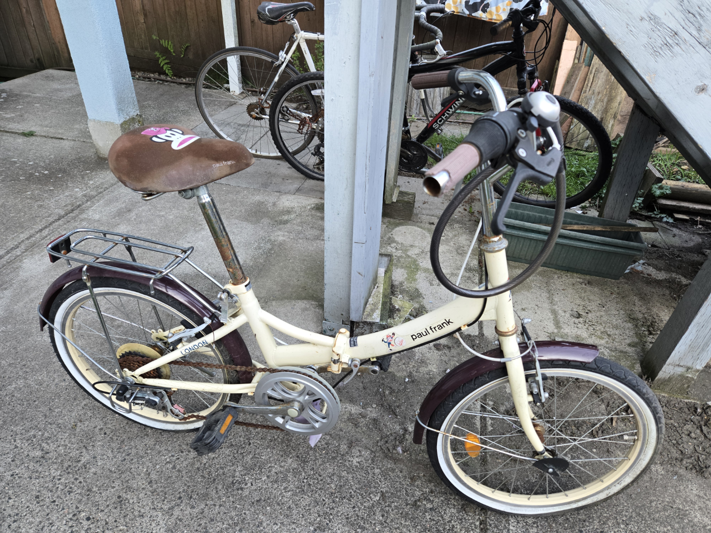 Vintage Paul Frank Folding Bike