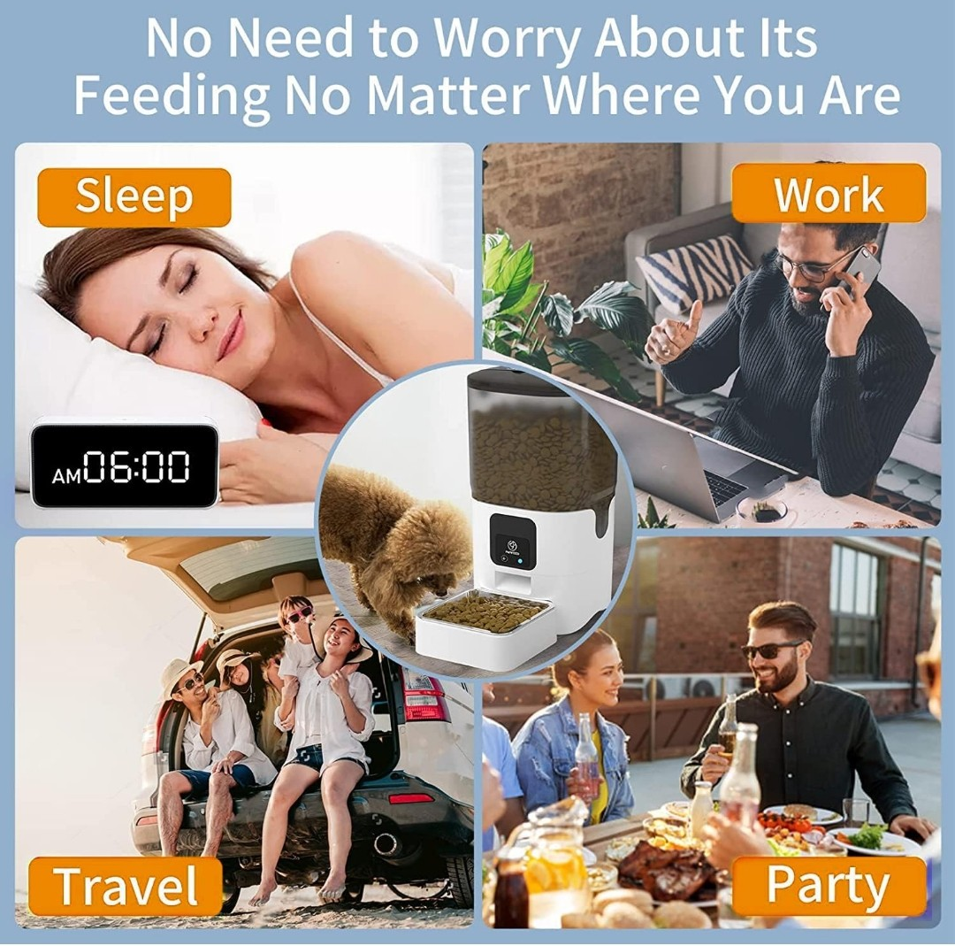 PAPIFEED 6L Smart Automatic Pet Feeder with App Control - photo 3