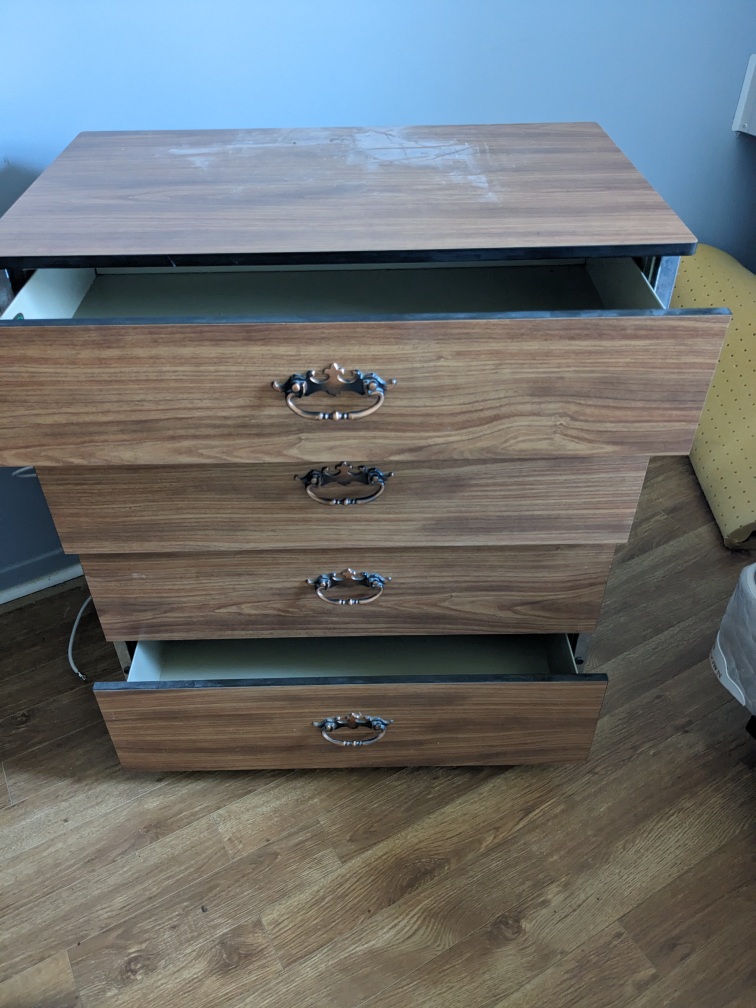 Vintage Metal Craft four-drawer dresser - photo 4