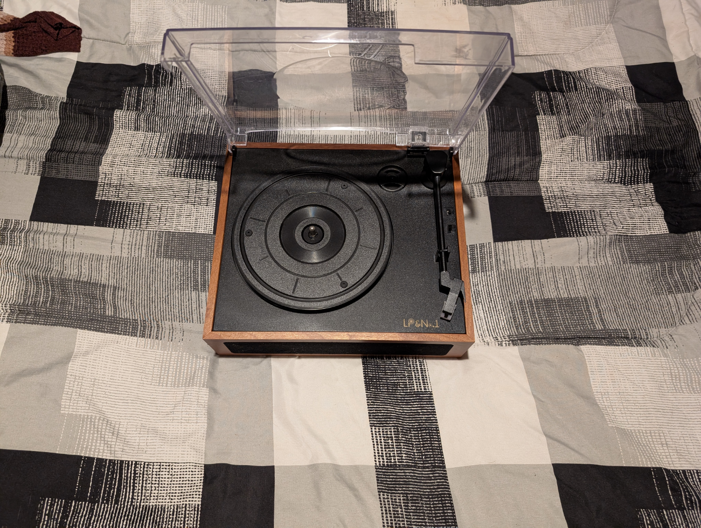 Vintage Record Player + A Few Records