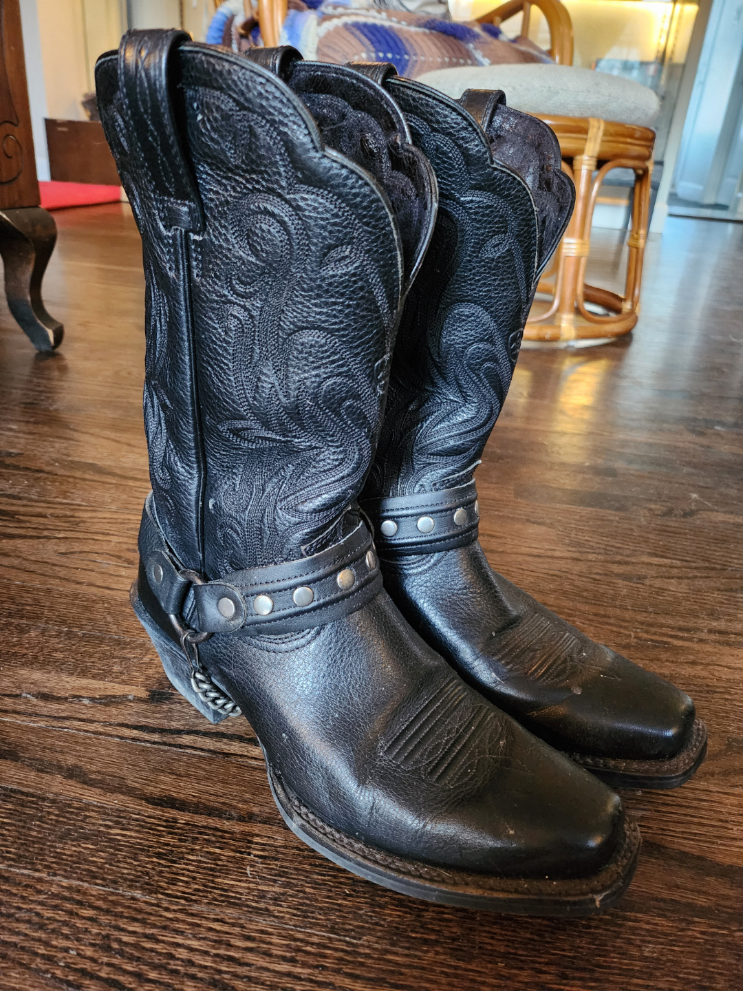 Ariat Women's Leather Cowboy Boots Size US 8