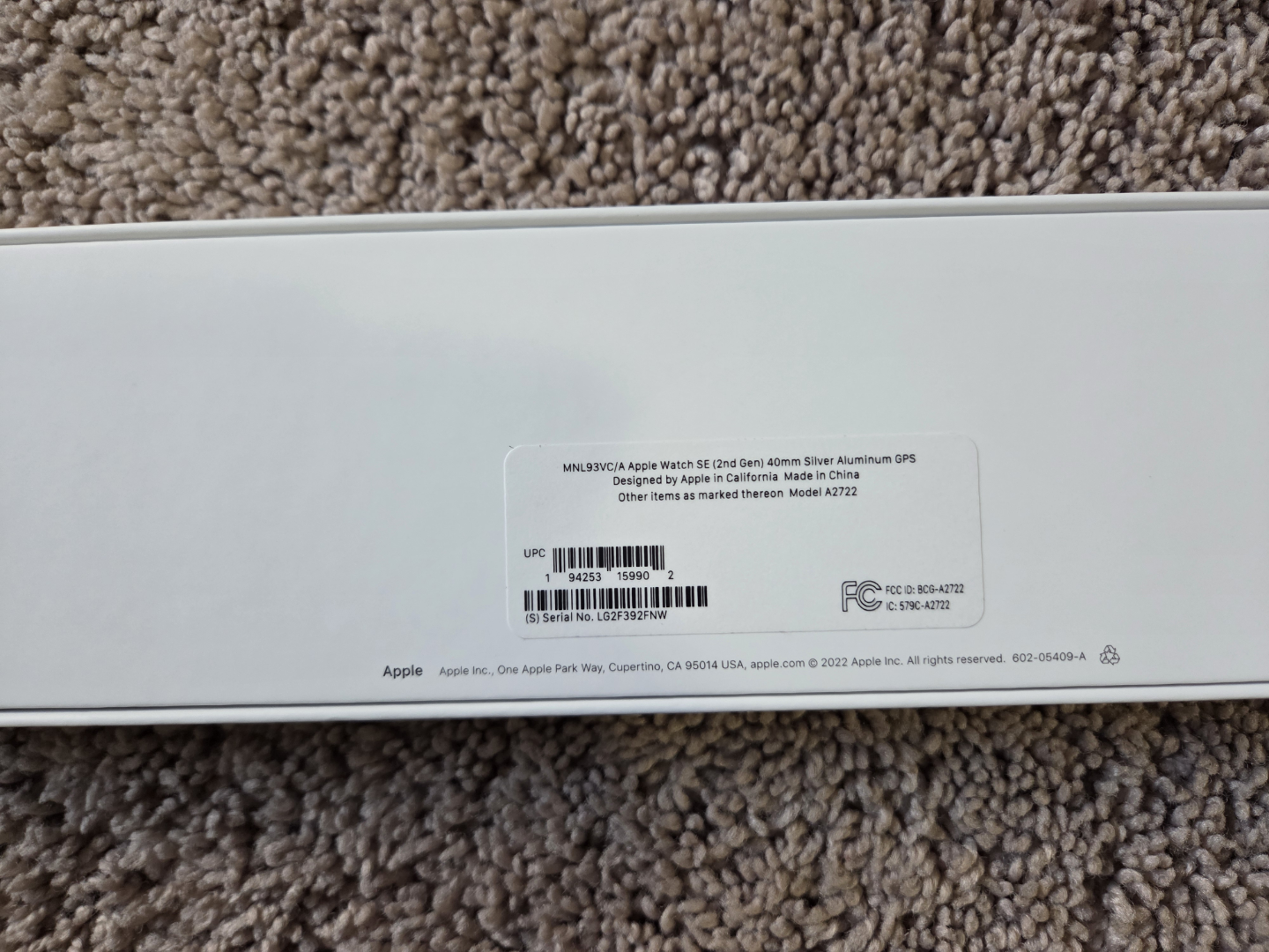 Apple Watch SE 2nd Gen 40mm Silver Aluminium GPS - photo 4