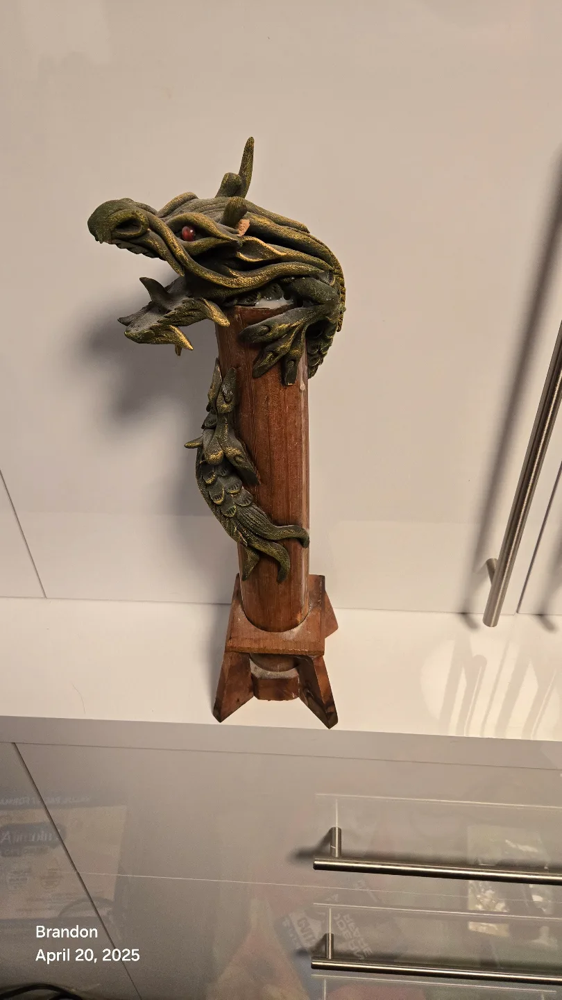 Incense Burner. Hand made one of a kind.  Dragon image indicator(2)