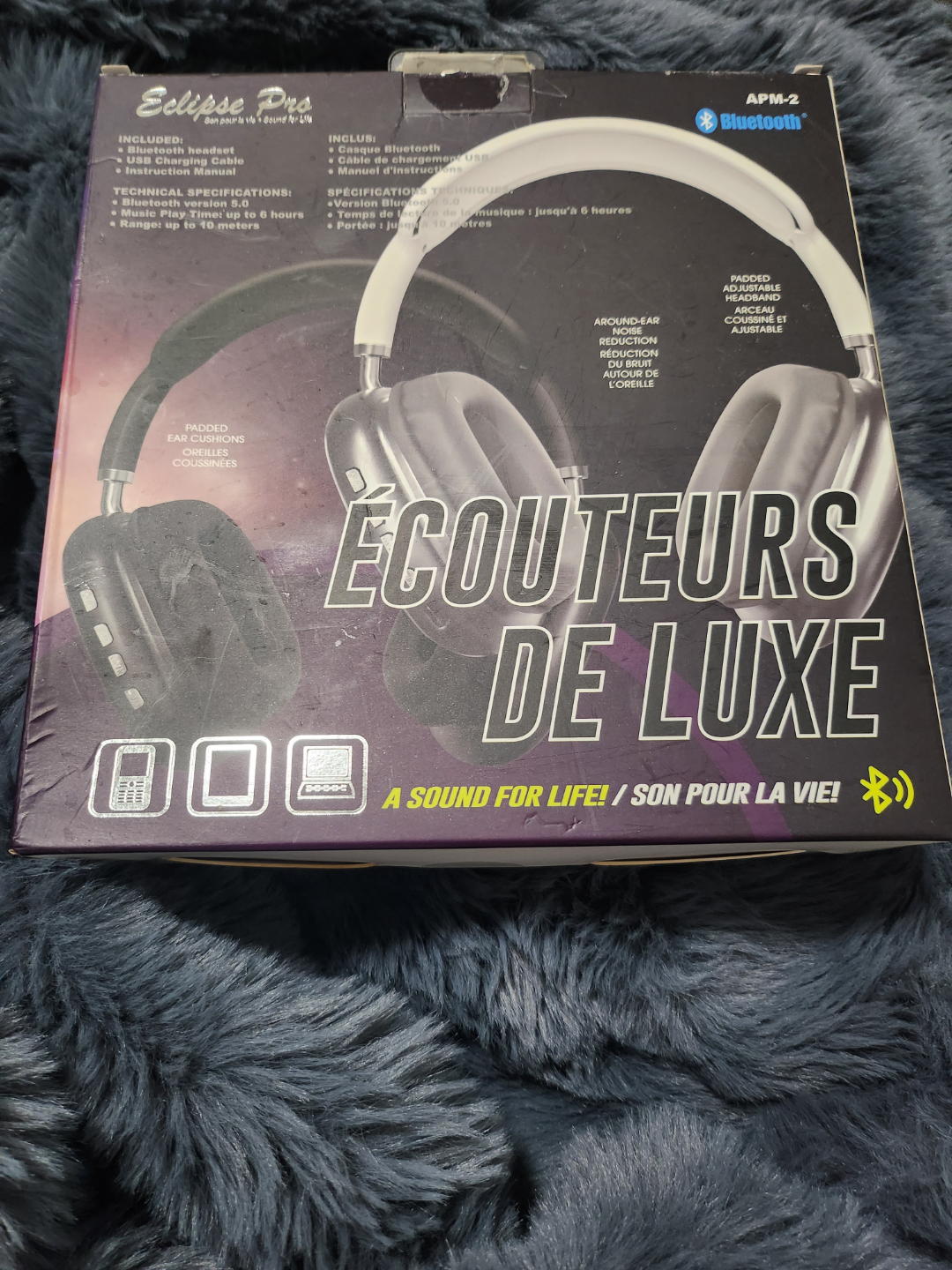 Eclipse Pro Bluetooth Headphones - Deluxe Wireless Headsets