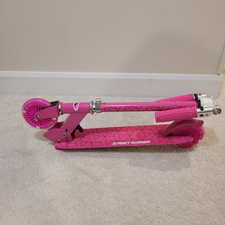 Street Runner Pink Folding Kick Scooter - photo 3