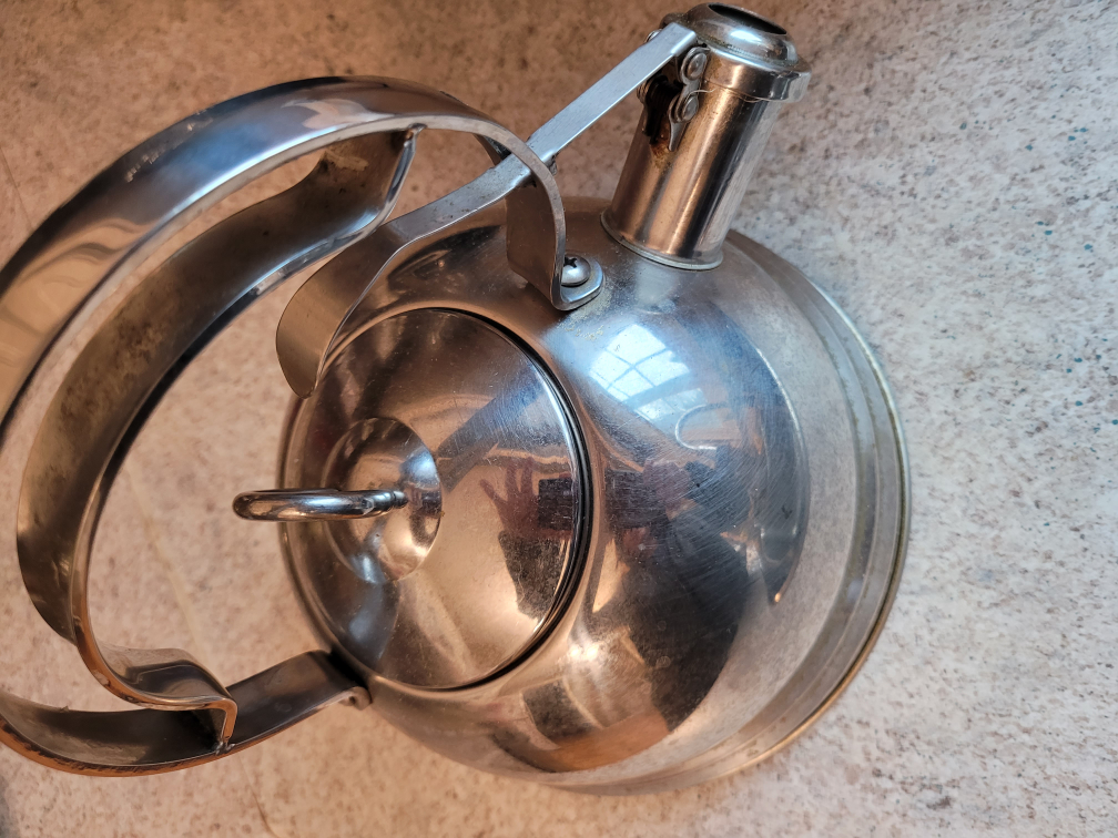 Vintage Stainless Steel Kettle - photo 2