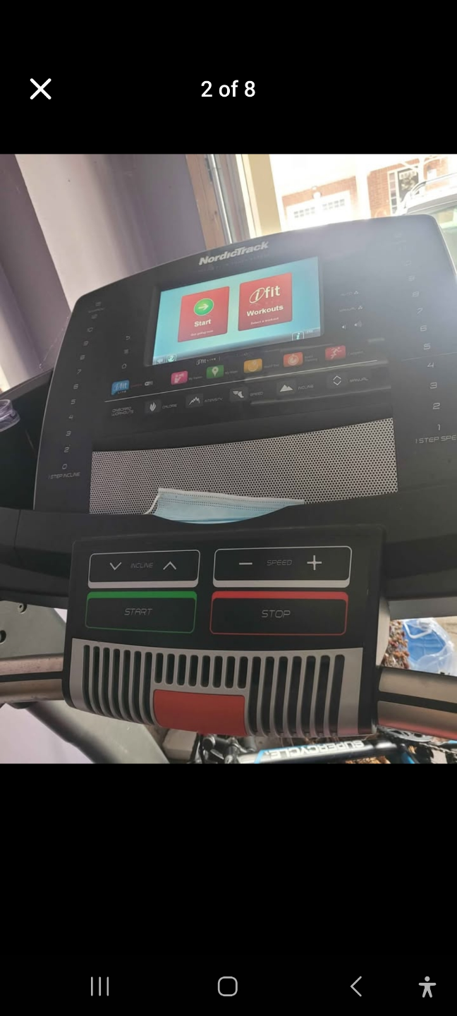 Pro grade NordicTrack Treadmill with incline