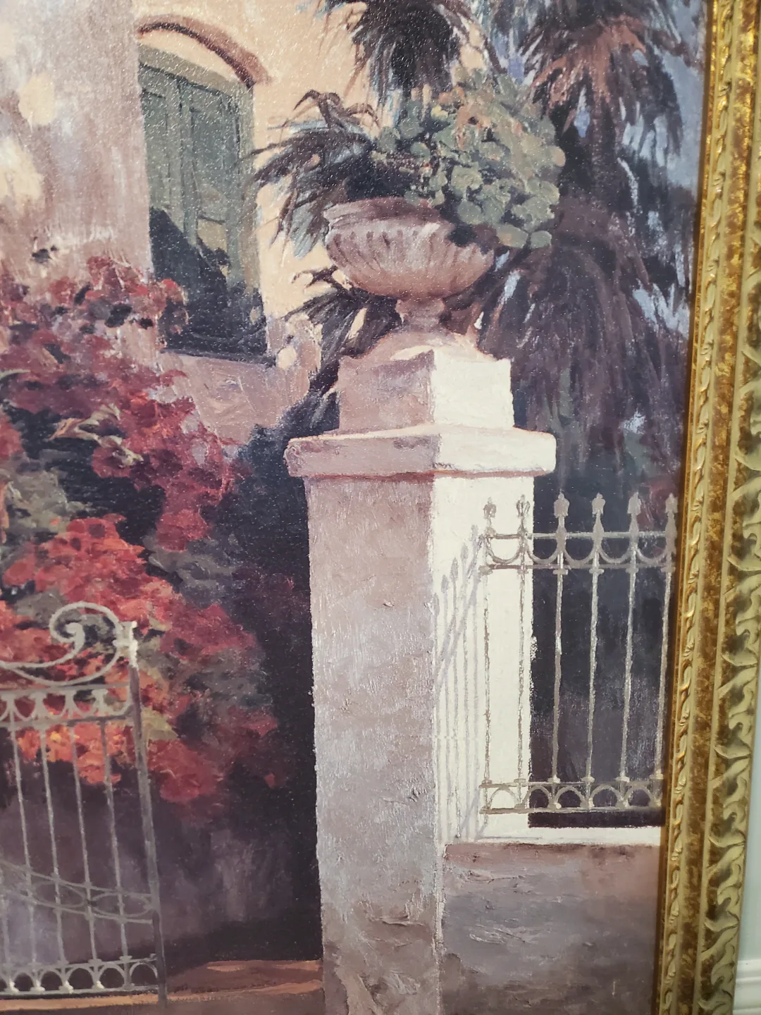 Framed Spanish Garden Gate Print image indicator(5)