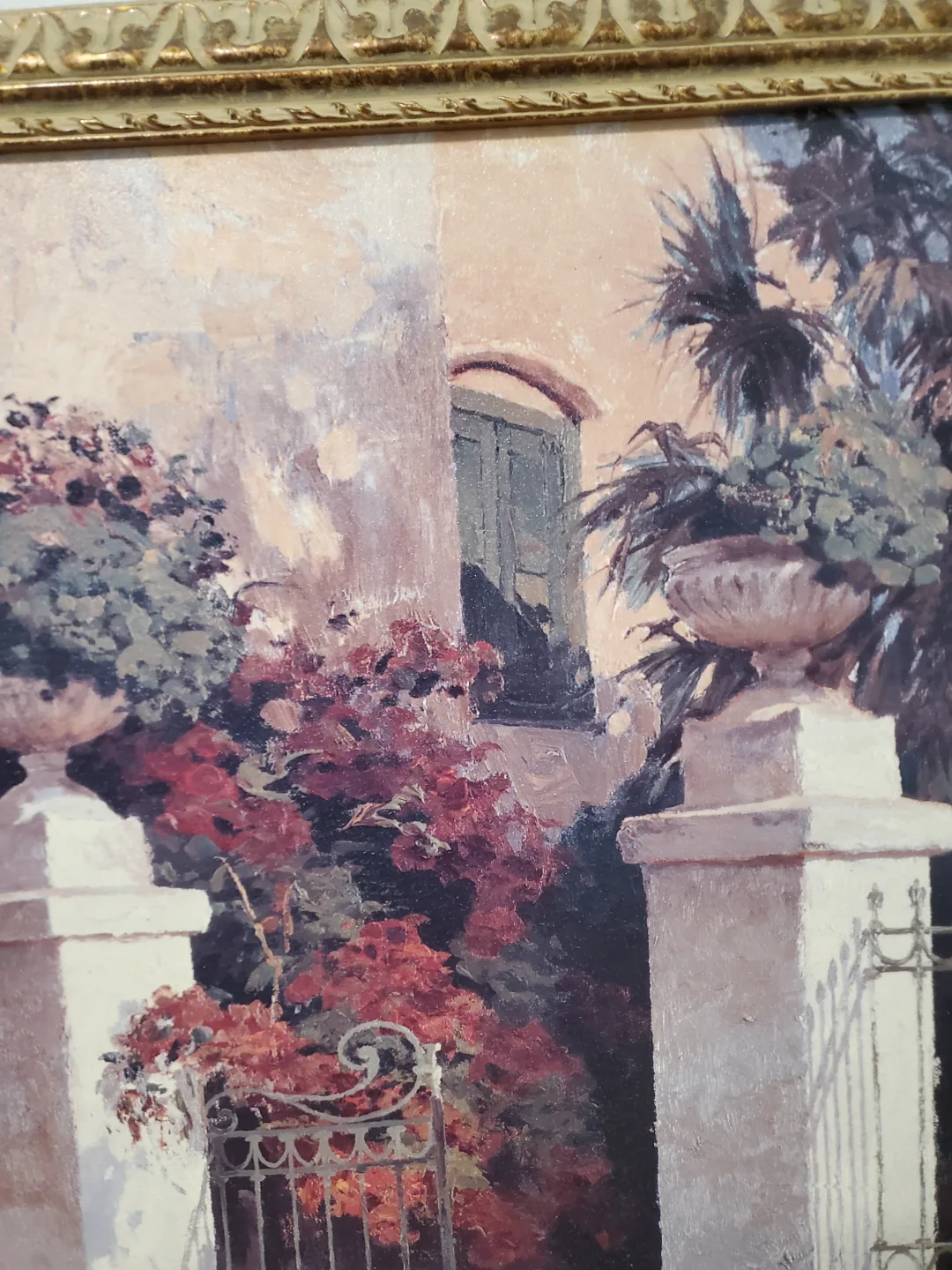 Framed Spanish Garden Gate Print image indicator(8)