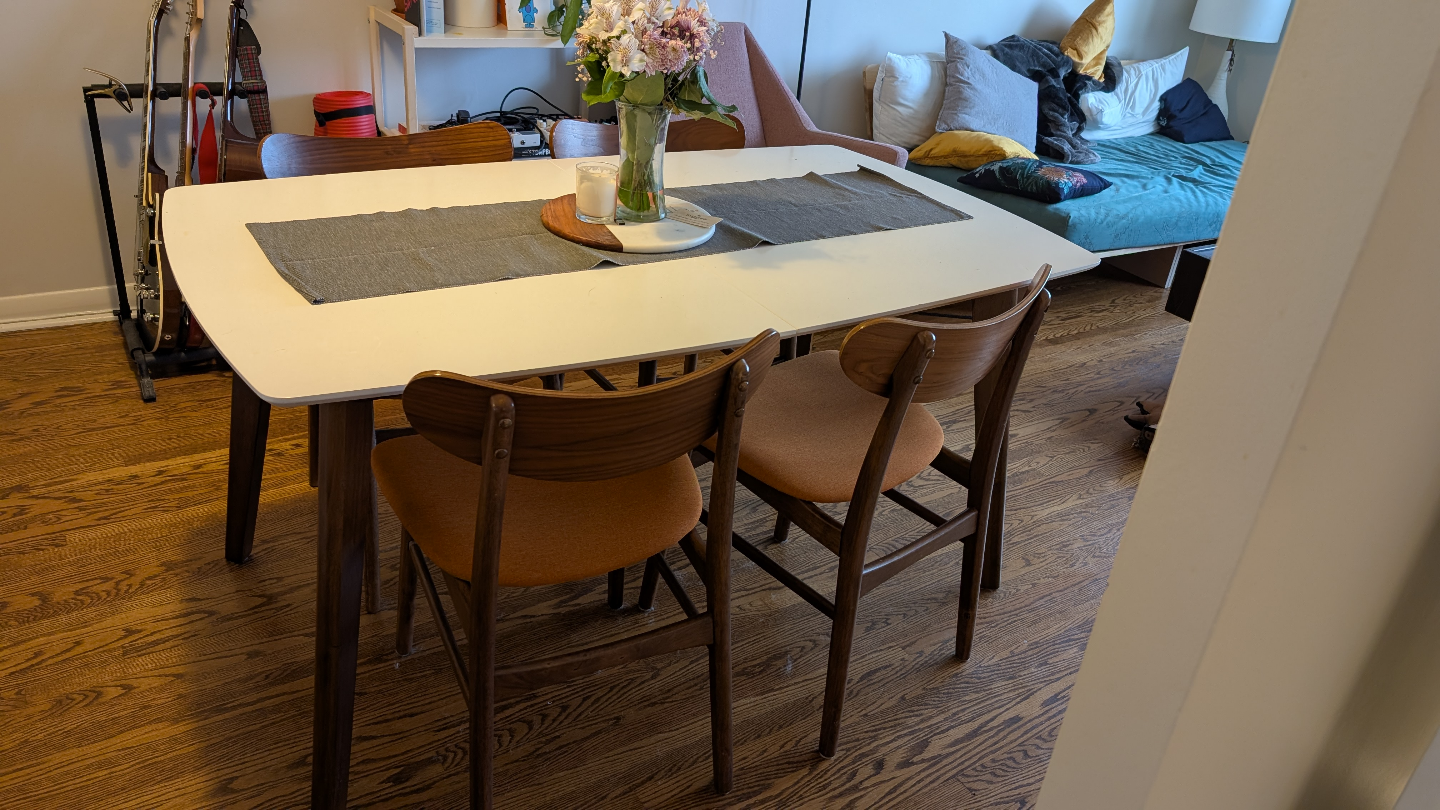 Extendable Dining Room Table Set - photo 2