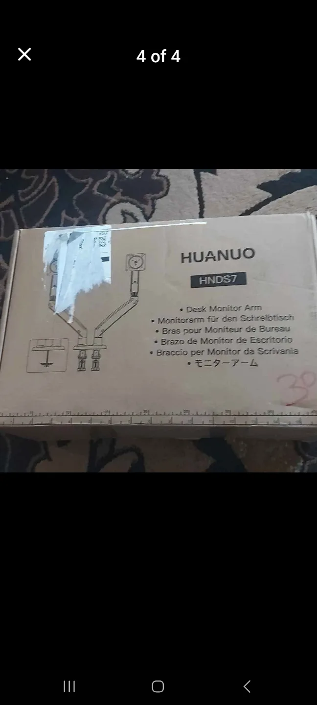 HUANUO HNDS7 Dual Monitor Desk Mount for 13"-35" brand new image indicator(3)