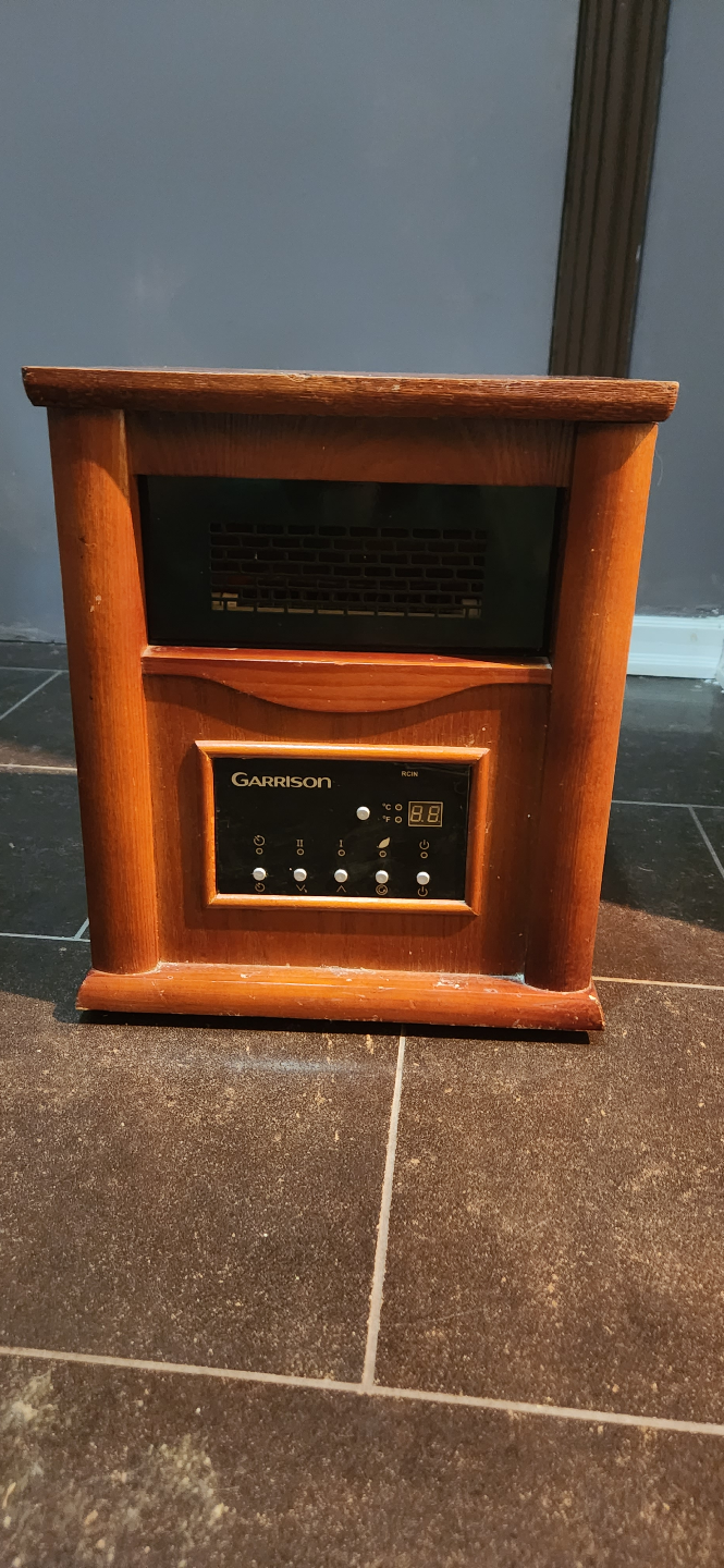 Garrison Wood-look Electric Fireplace Heater