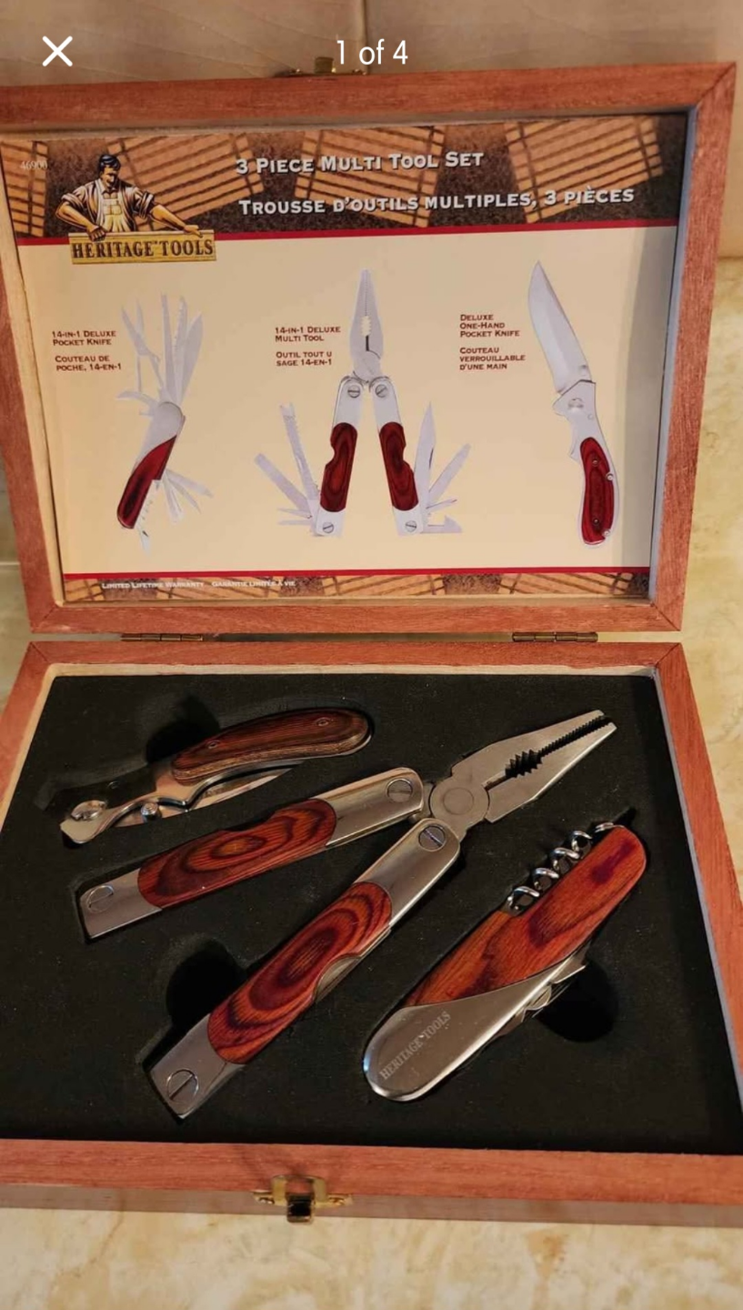 Heritage Tools 3-Piece Multi-Tool Set