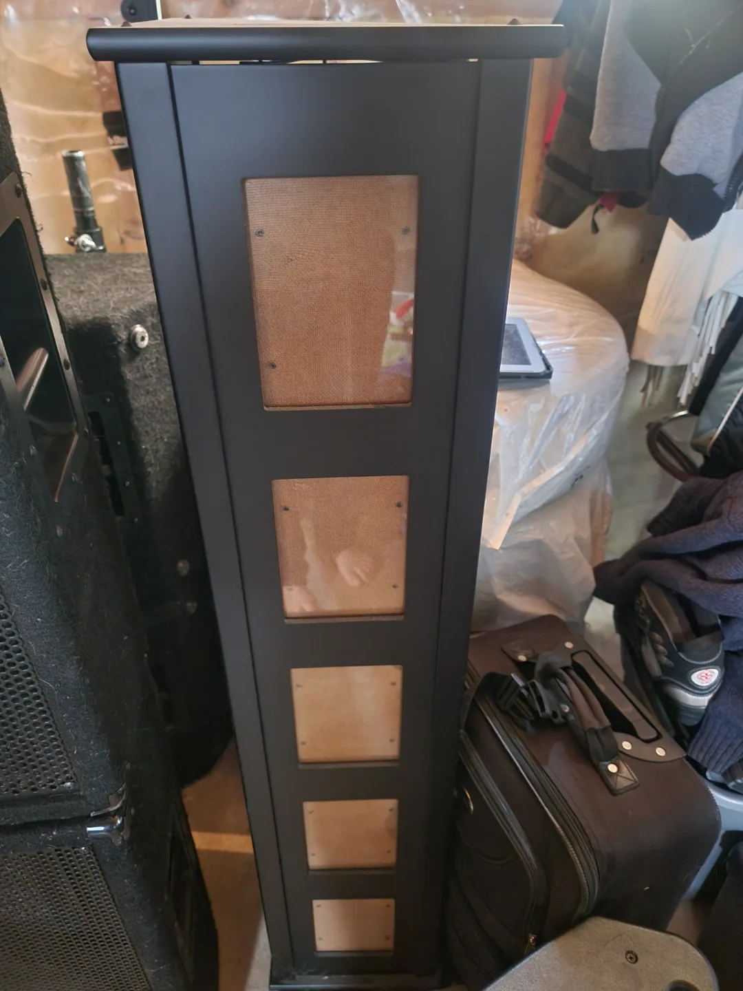 Black Photo Display Stand CD Tower image indicator(2)