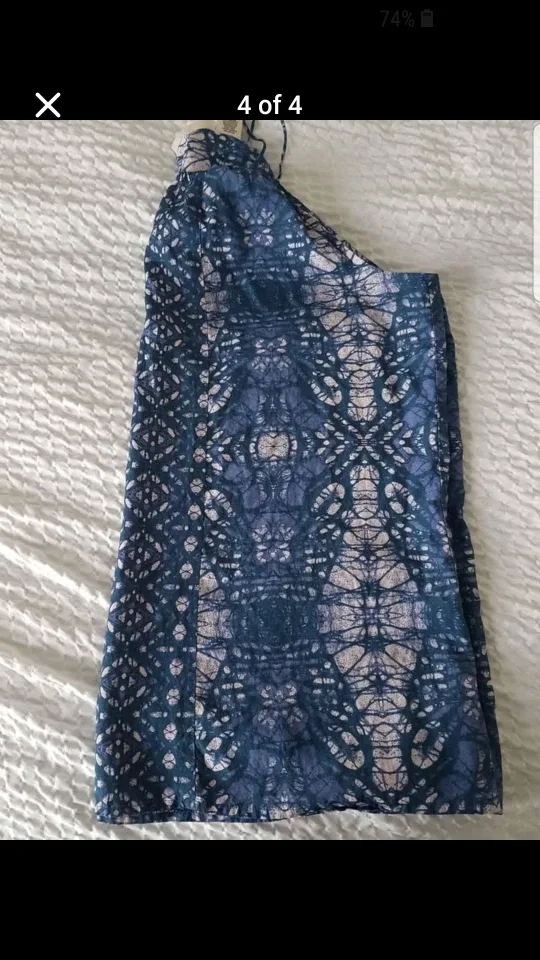 💚 DKNY Jeans Halter Top, Size XL image indicator(4)