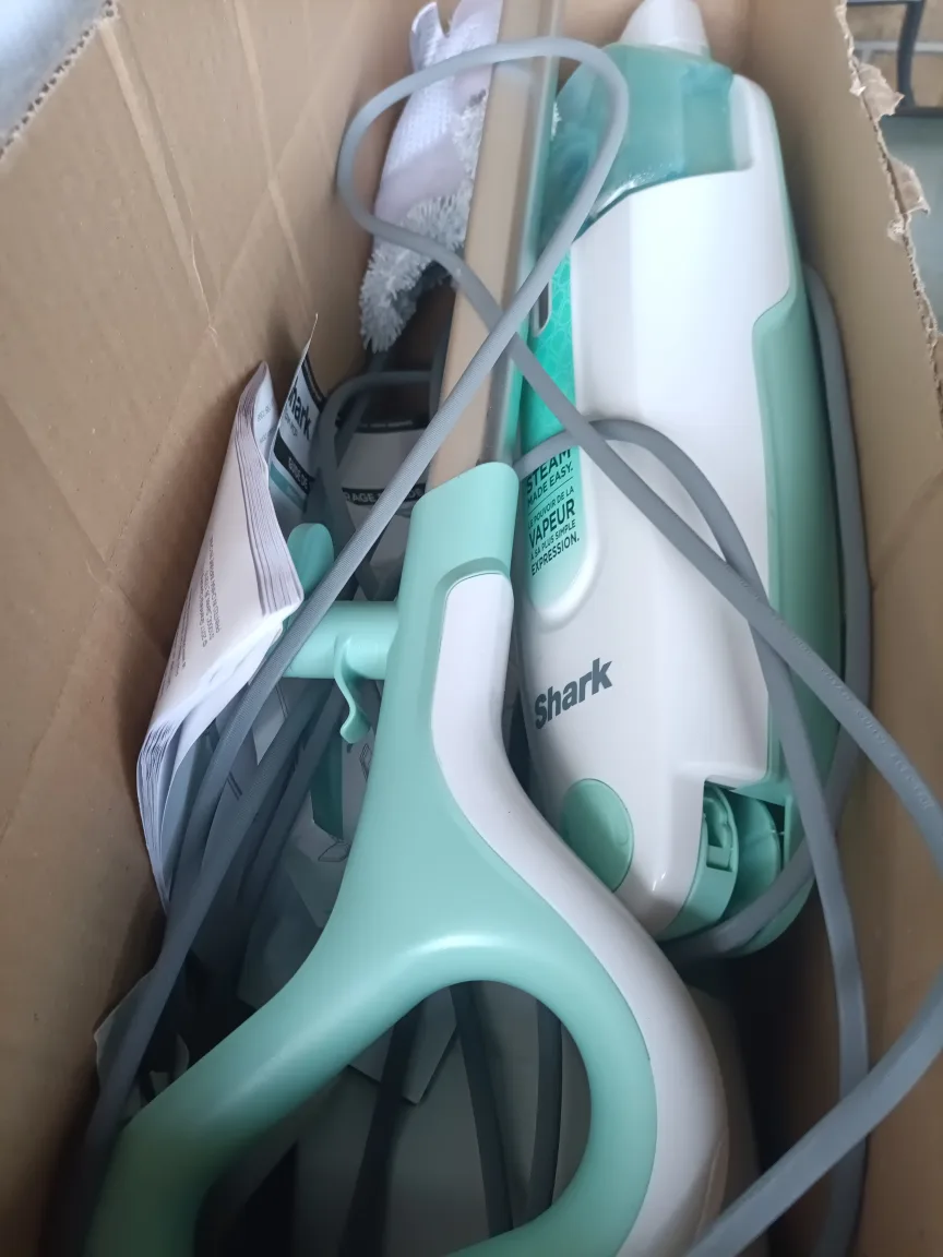 Shark S1000C Steam Mop, White/Seafoam Blue image indicator(2)