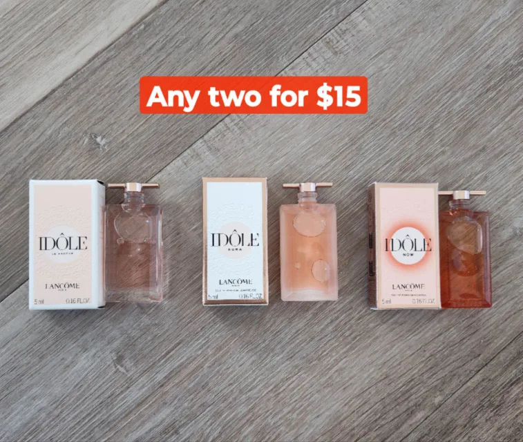 Lancôme/Elizabeth Arden travel size perfume Each $10 thumbnail