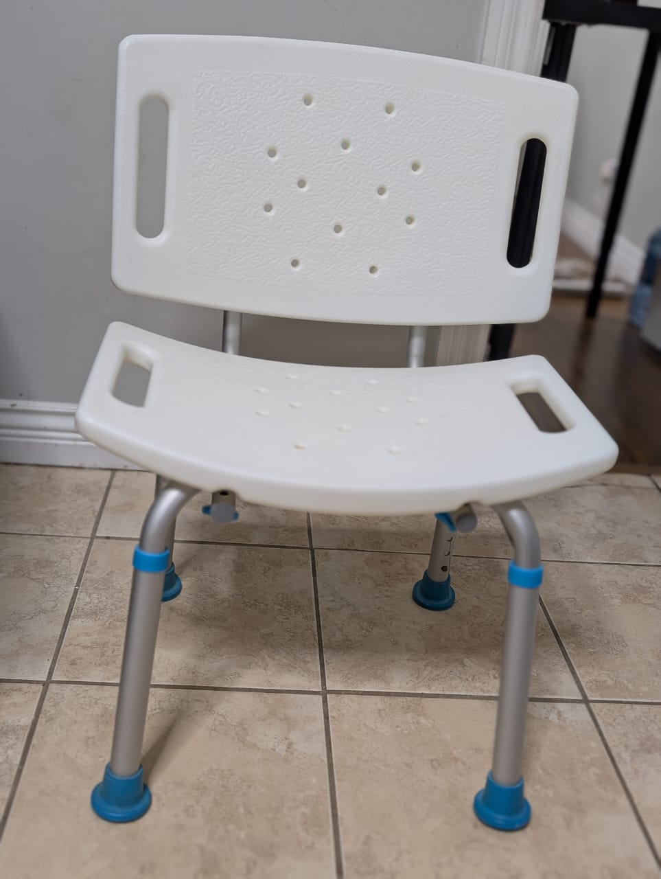 Adjustable Shower Chair with Backrest