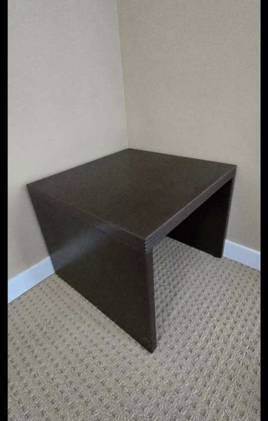 Dark Brown Square Side or End Table