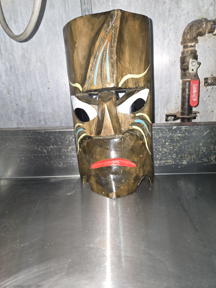 Hand-carved Wooden Mask