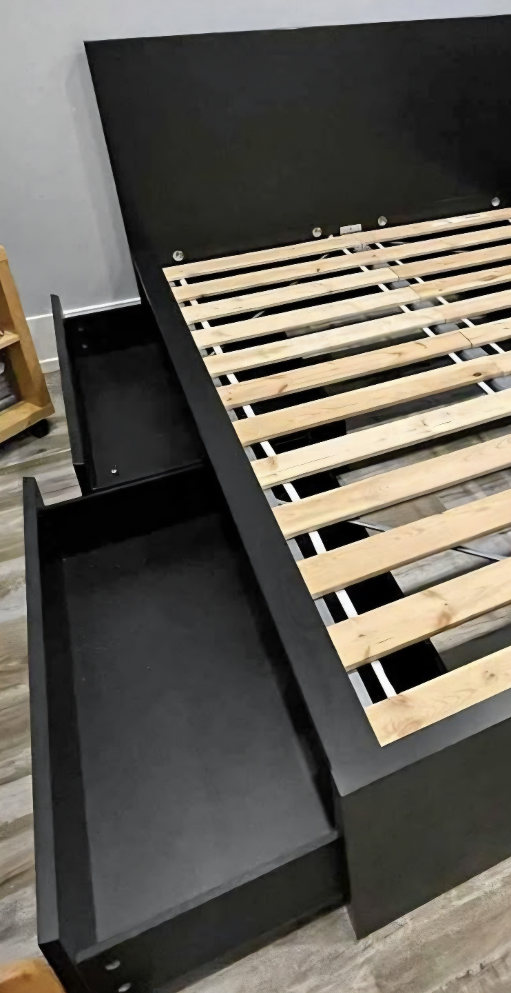 Set of 2 -IKEA MALM Underbed Storage Boxes -Queen/King bed - photo 3