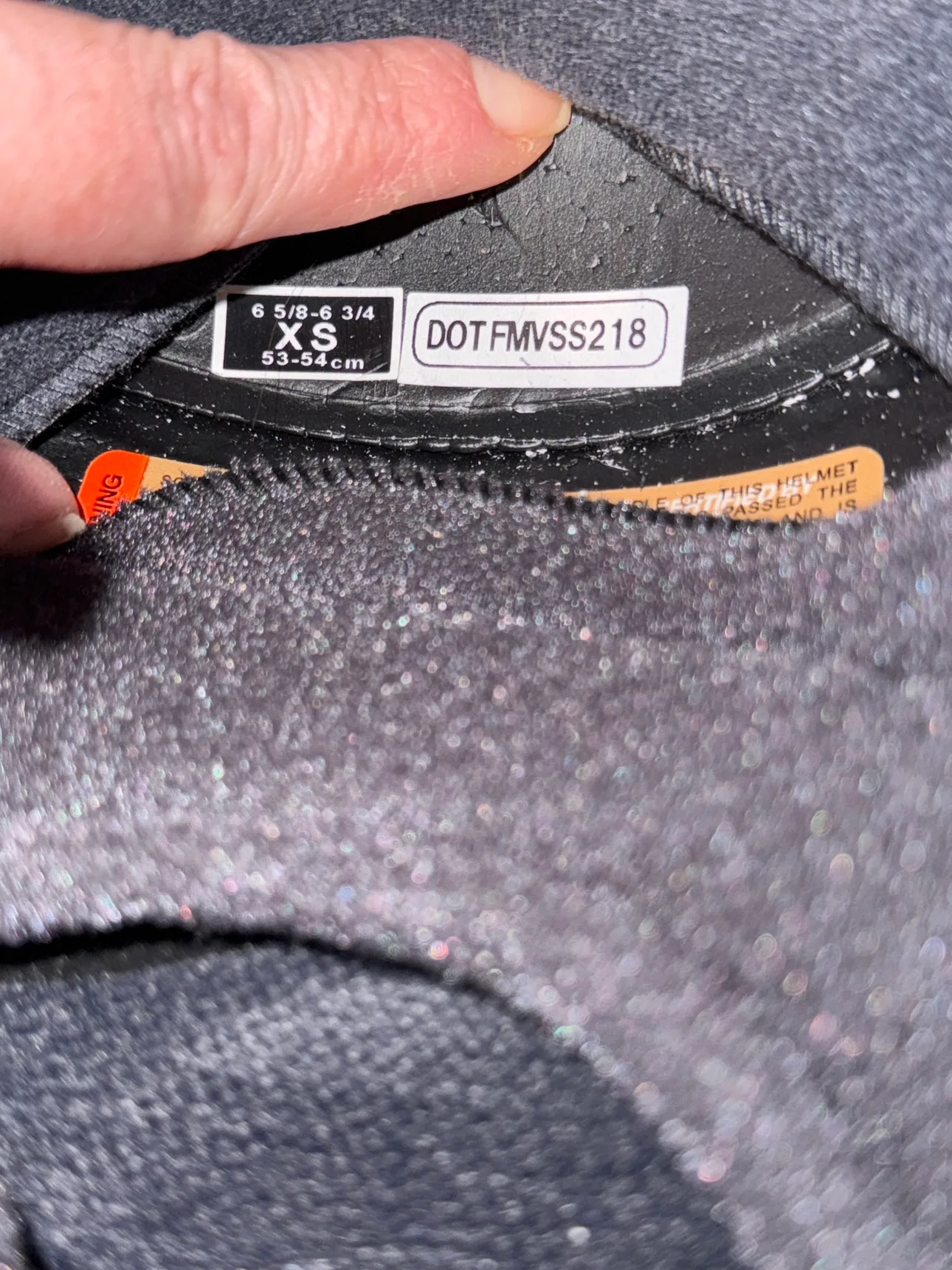 Shoei Blue and White XS Motorcycle Helmet image indicator(5)