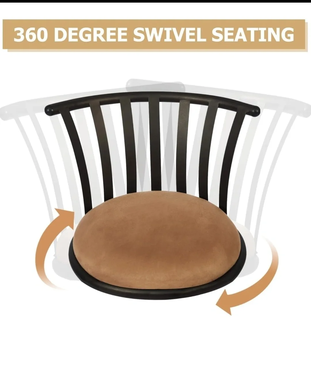 Set of two 24" Height Swivel Barstools💚 image indicator(3)