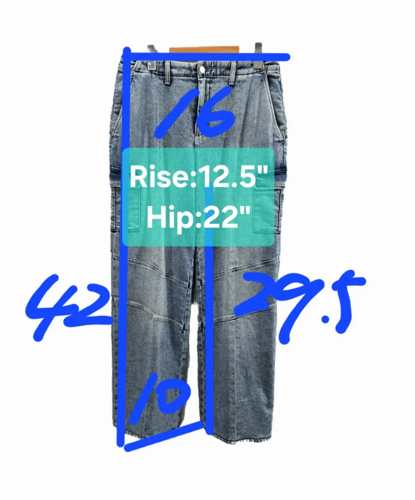 Women's L'agence Brooklyn High Rise Utility Wide Leg Size 30 image indicator(2)