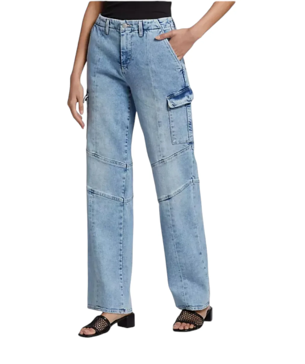 Women's L'agence Brooklyn High Rise Utility Wide Leg Size 30 image indicator(3)