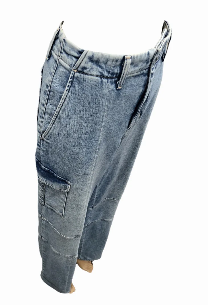 Women's L'agence Brooklyn High Rise Utility Wide Leg Size 30 image indicator(8)