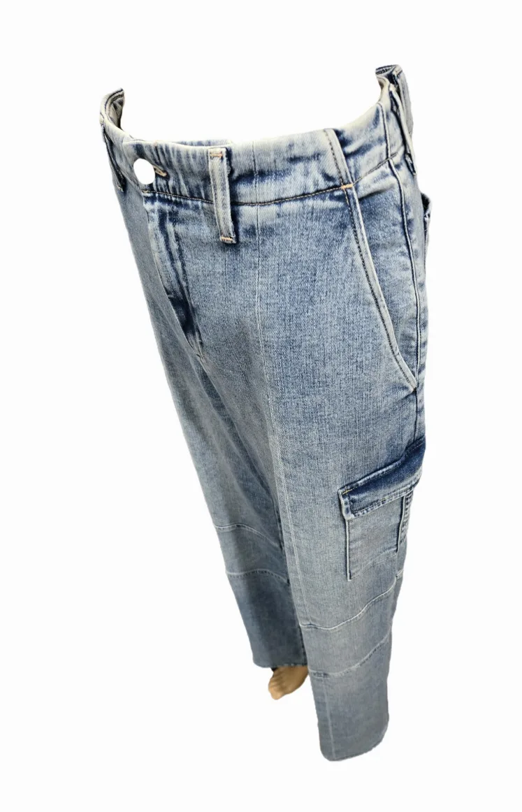 Women's L'agence Brooklyn High Rise Utility Wide Leg Size 30 image indicator(9)