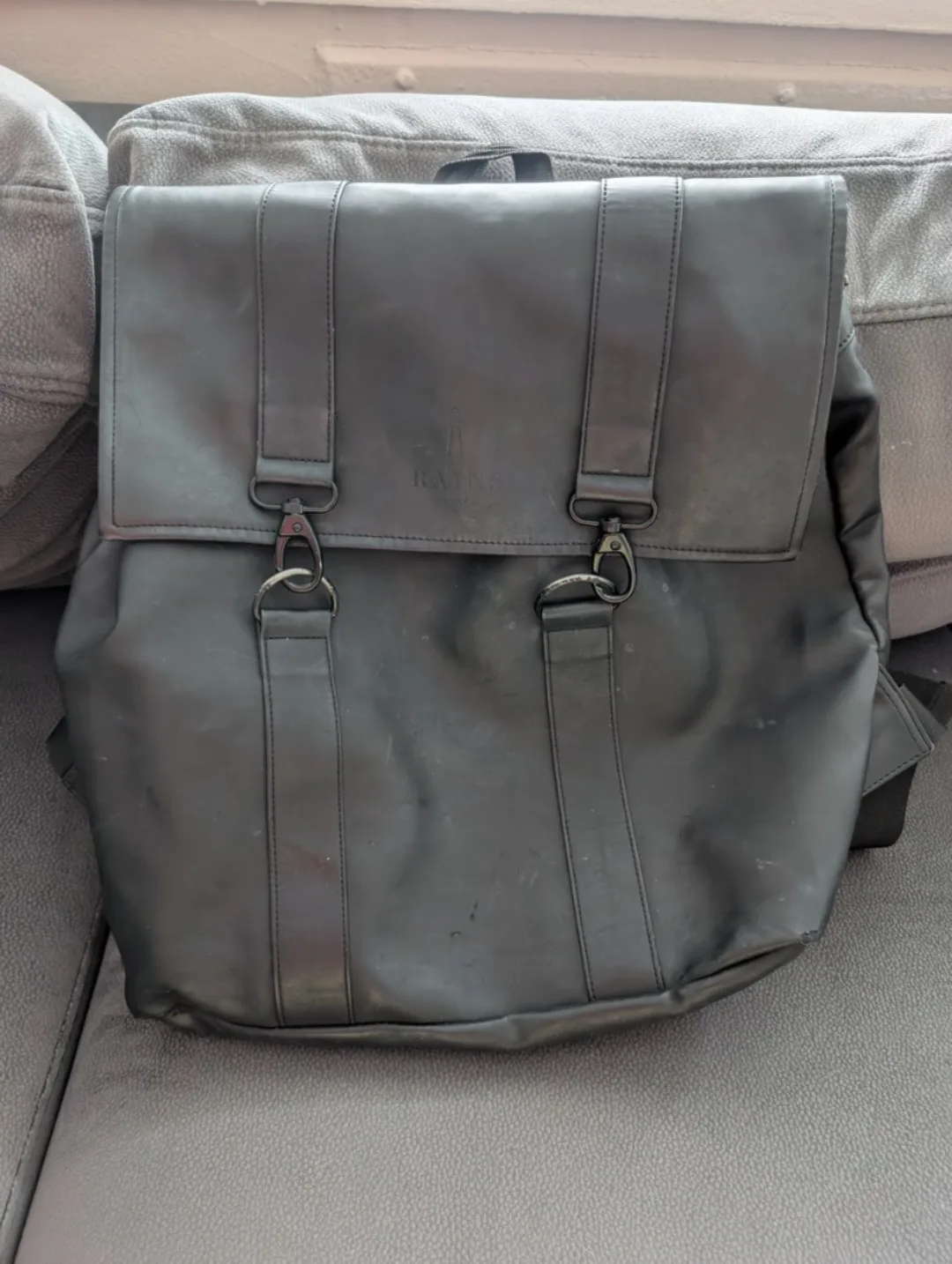RAINS Backpack - Black thumbnail
