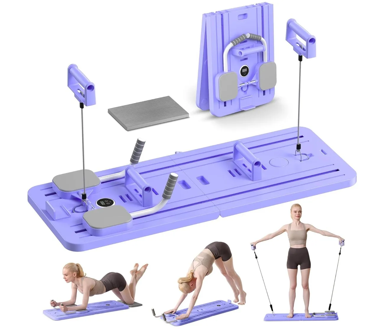 Portable Pilates Reformer Machine for Home Gym thumbnail