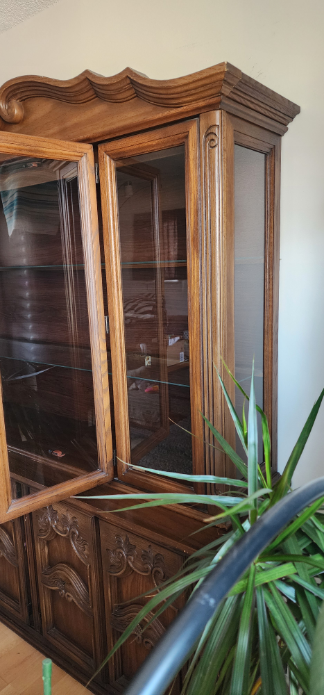 Vintage Wooden China Cabinet - photo 3