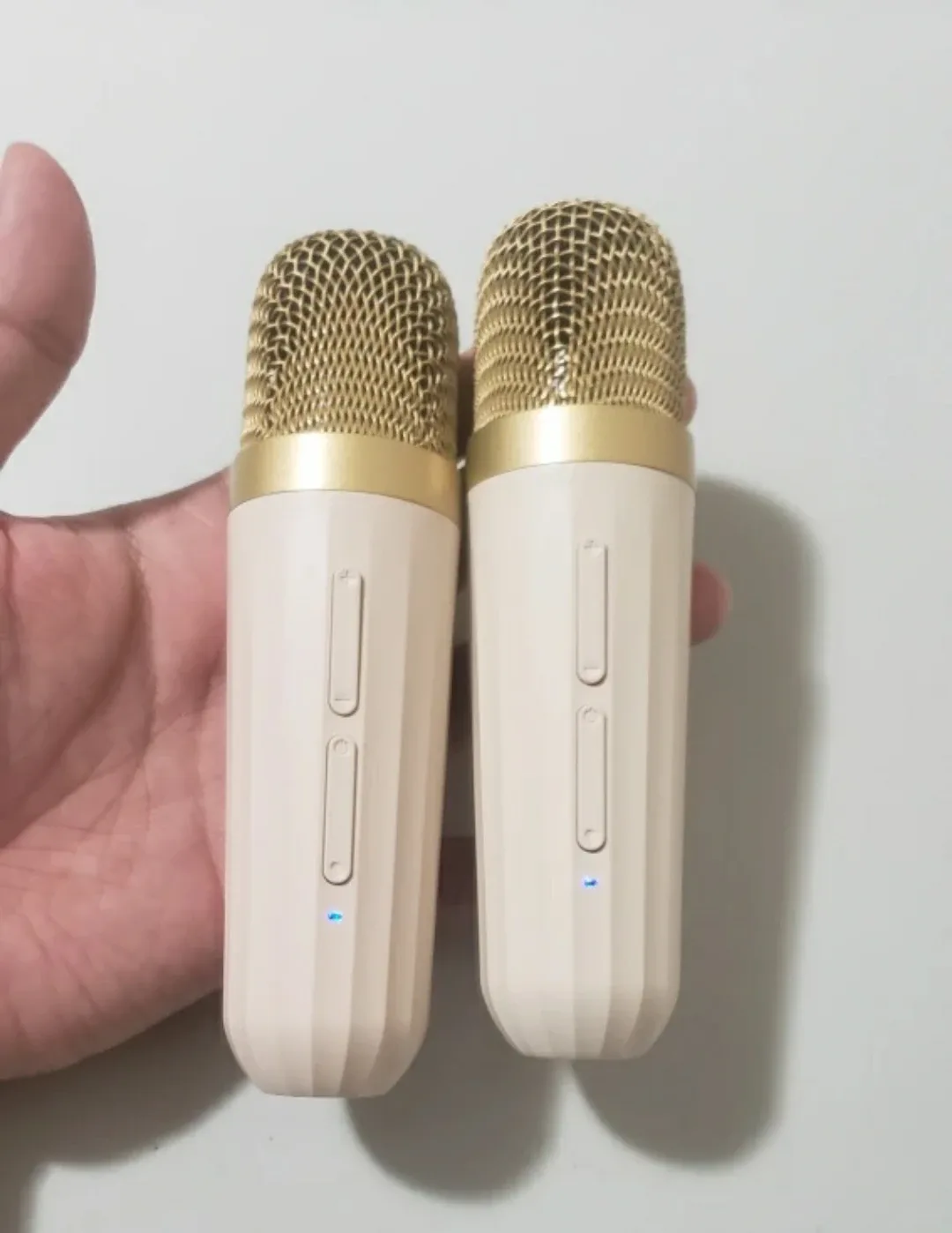 Mini Karaoke Machine with Two Wireless Microphones image indicator(5)